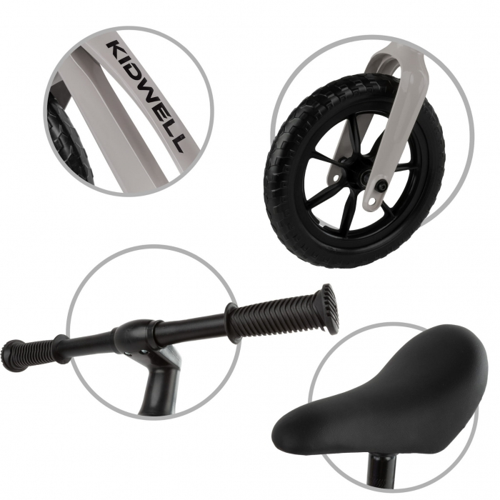 Bicicleta fara pedale, cadru magneziu, roti EVA, Kidwell VITO [4]