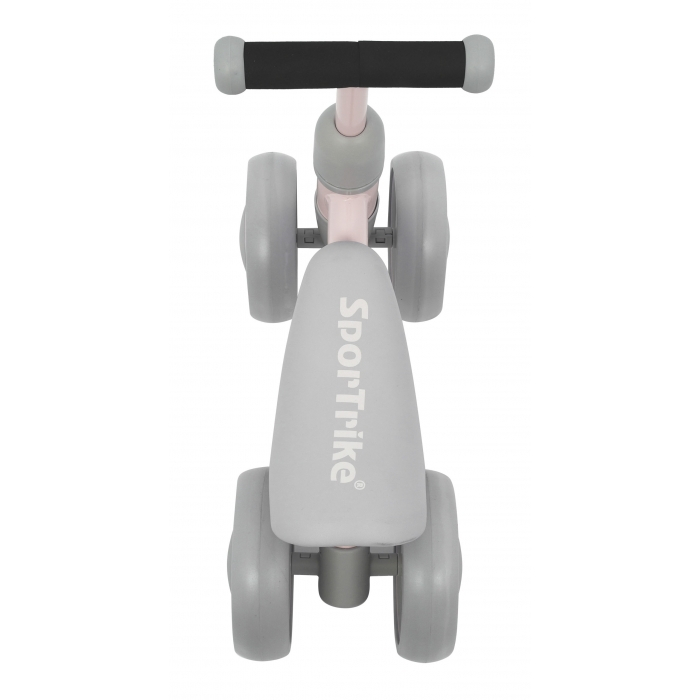 Bicicleta fara pedale cu 4 roti din plastic SporTrike - Roz [5]