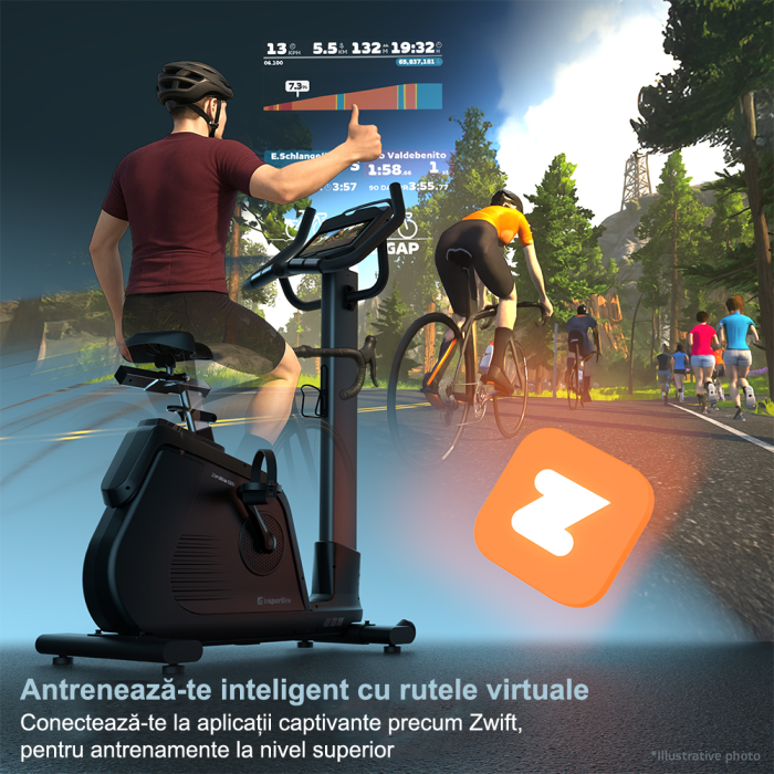 Bicicleta fitness inSPORTline ZenBike 600 [7]