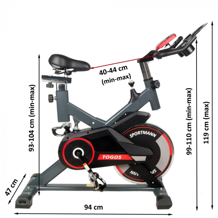 Bicicleta Indoor Cycling Sportmann Togos [2]