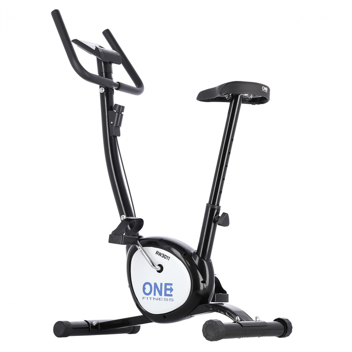 Bicicleta mecanica HMS ONE RW3011 Negru/Alb [2]