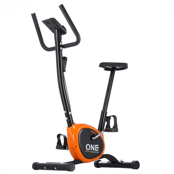 Bicicleta mecanica HMS ONE RW3011 Negru/Portocaliu [2]