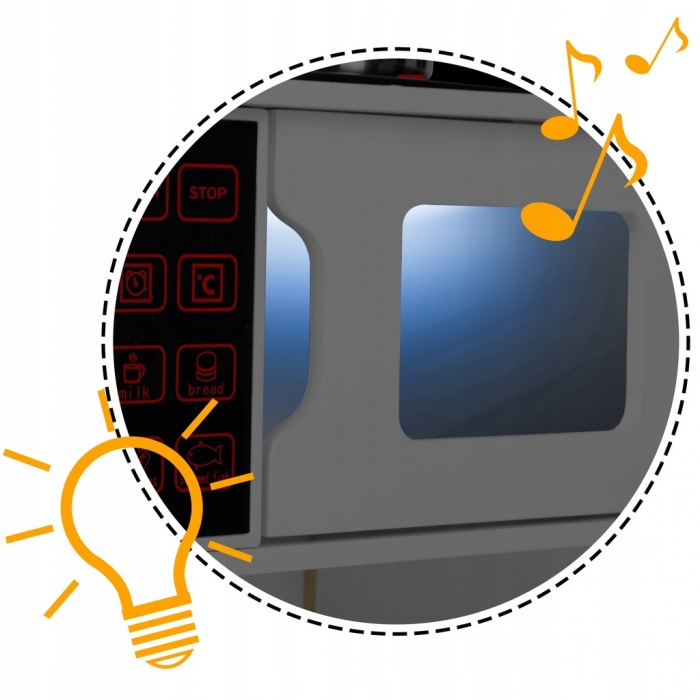 Bucatarie din lemn pentru copii cu sunete si lumini Ricokids RC-846 [5]