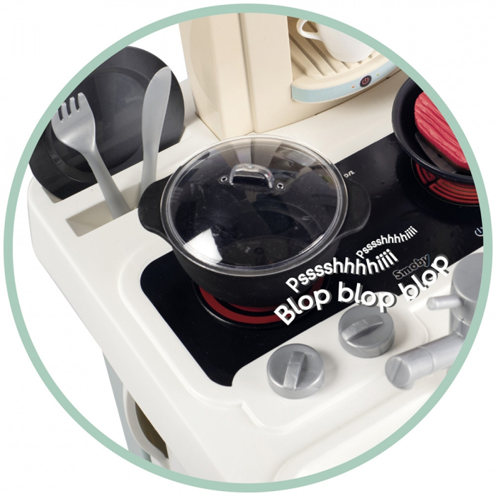 Bucatarie Smoby Cherry Kitchen cu 25 accesorii [5]