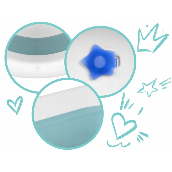 Cadita de baie cu dop de scurgere Ricokids RK-281 [6]