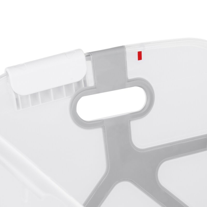 Cadita de baie cu pliere ultra-compacta, Jane, Oasis, cu doua manere, 68 x 42 x 26 cm, Blue [14]