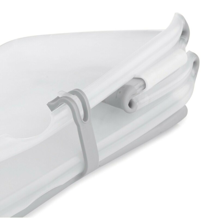 Cadita de baie cu pliere ultra-compacta, Jane, Oasis, cu doua manere, 68 x 42 x 26 cm, Pale [12]