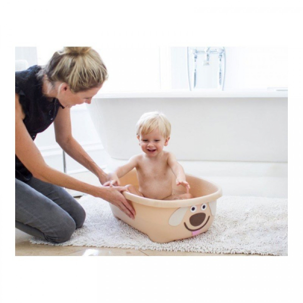 Cadita de Baie cu Suport si Capac Catelus Crem - Prince Lionheart [3]