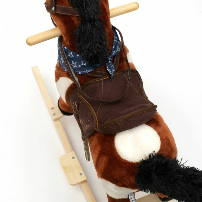 Calut balansoar din plus Baby Mix Arthur cu efecte de miscare a gurii, melodie de cowboy si efect de galop [6]