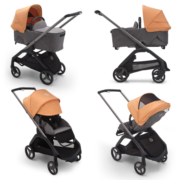 Capotina carucior Bugaboo Dragonfly Island Coral [2]