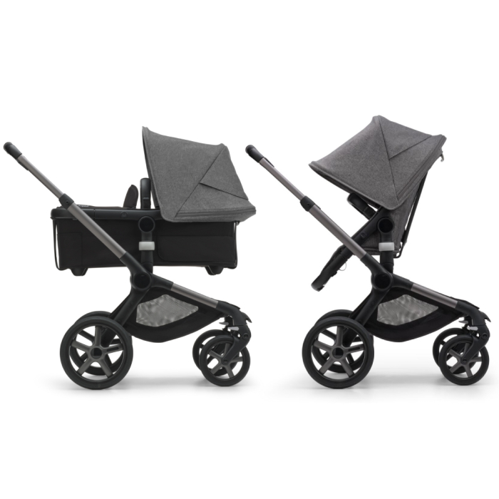 Capotina carucior Bugaboo Fox 5 Lynx Grey Melange [3]