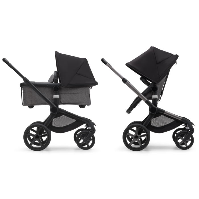 Capotina carucior Bugaboo Fox 5 Lynx Midnight Black [2]