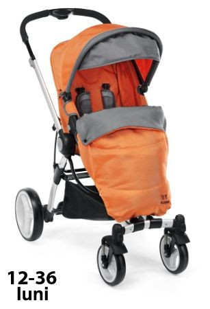 Carucior 3 in 1 cu maner reversibil P4 Trio Plebani [2]