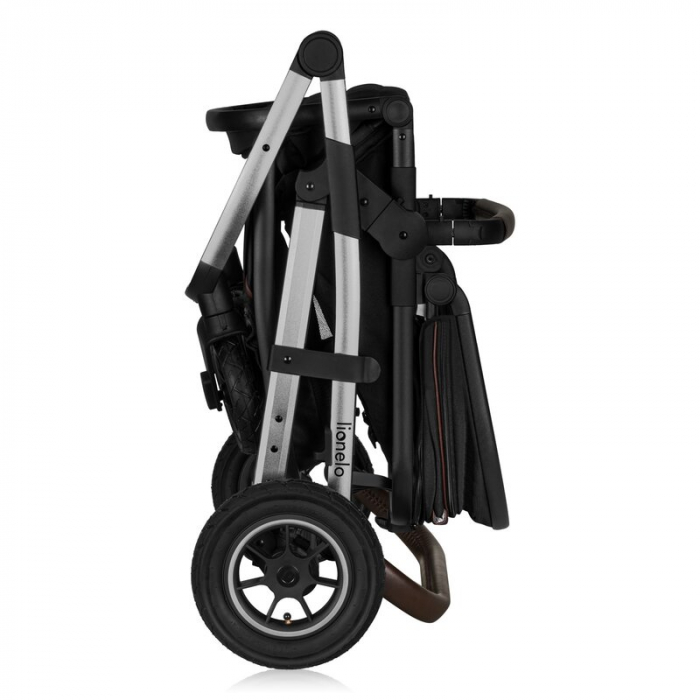 Carucior 3 in 1 Lionelo Amber cadru aluminiu Negru [30]