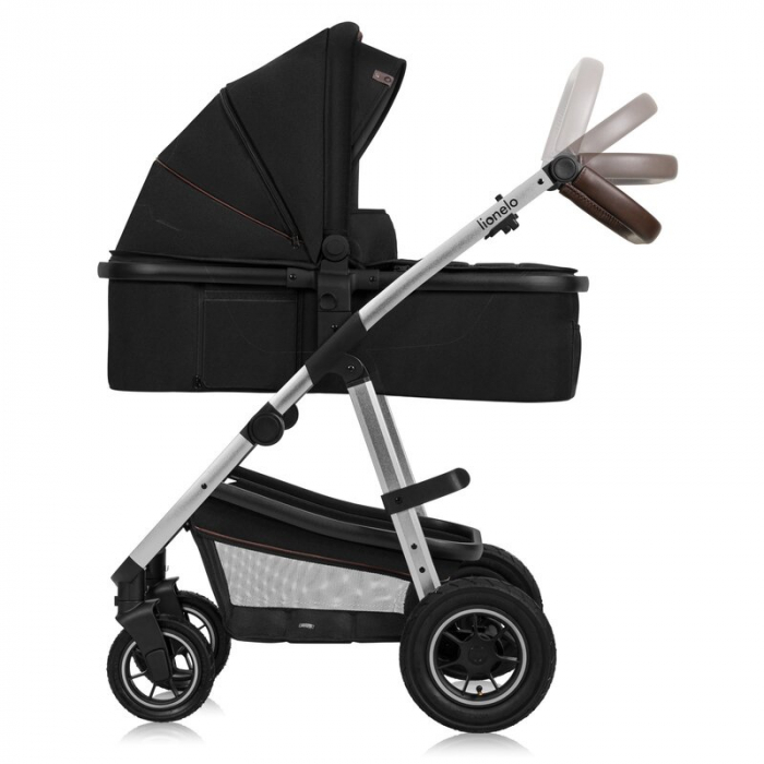 Carucior 3 in 1 Lionelo Amber cadru aluminiu Negru [18]