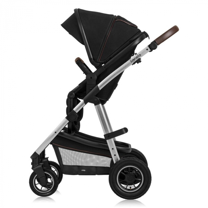 Carucior 3 in 1 Lionelo Amber cadru aluminiu Negru [13]