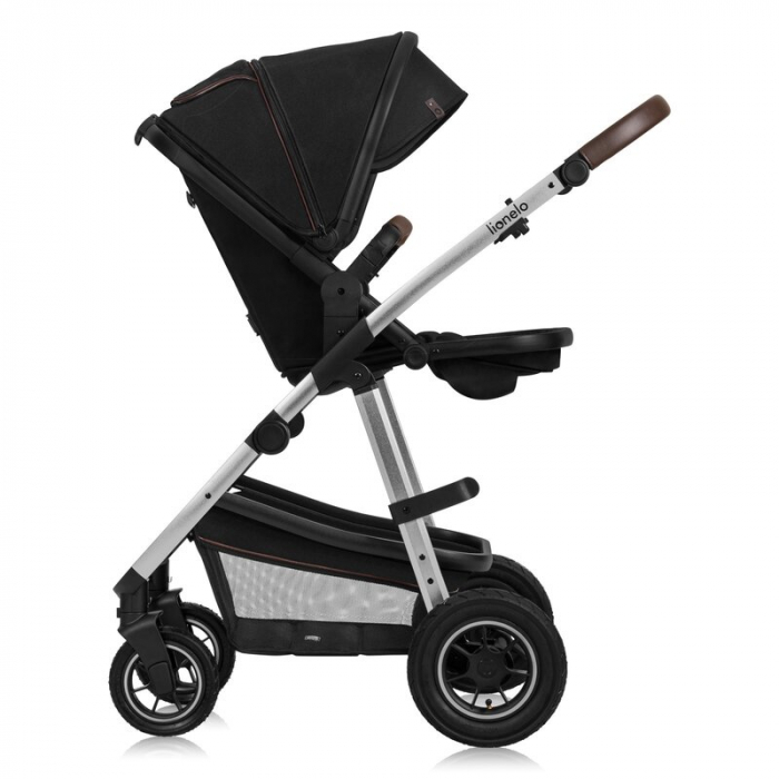 Carucior 3 in 1 Lionelo Amber cadru aluminiu Negru [14]
