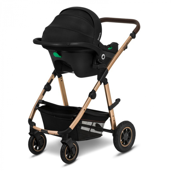 Carucior 3 in 1 Lionelo Amber cadru aluminiu Negru [29]