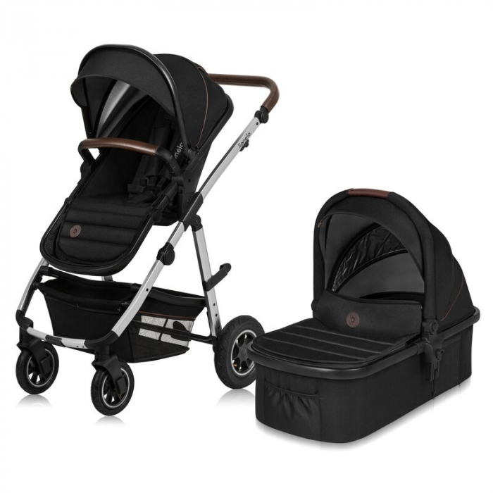 Carucior 3 in 1 Lionelo Amber cadru aluminiu Negru [32]