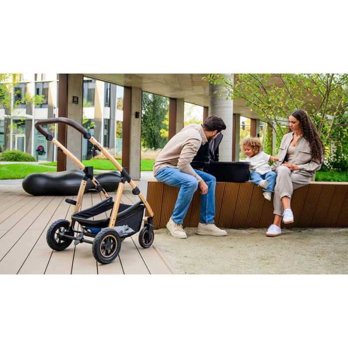 Carucior 3 in 1 Lionelo Amber cadru aluminiu Negru [72]