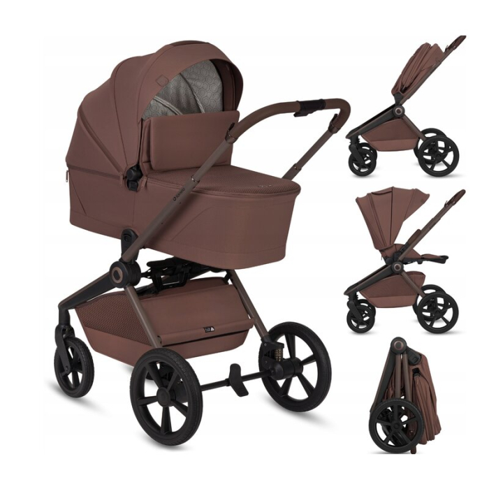 Carucior 3 in 1, Lionelo, Freya, Cu scoica ADAC, Landou si salteluta ventilate, Pliabil, Reglare spatar in 3 pozitii, Suport de picioare in 4 pozitii, Maner reglabil in 3 pozitii, Sustine 22 kg, Cu ac [4]