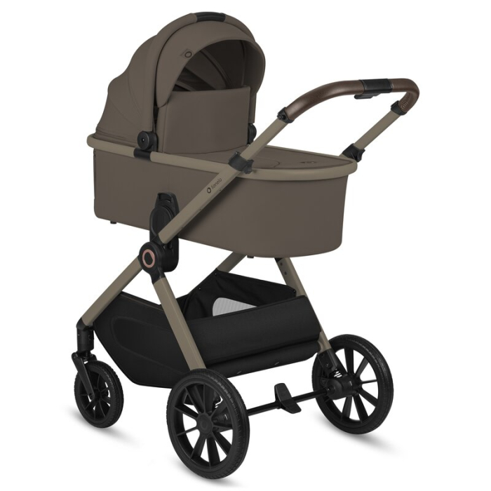 Carucior 3 in 1, Lionelo, Layla, Pana la 22 kg, Cadru aluminiu, Cu landou intarit si salteluta din spuma AirDots, Cu scoica auto testata ADAC, Reversibil, Cu ventilatie 3D, Cu accesorii, EN1888-1, EN1 [5]