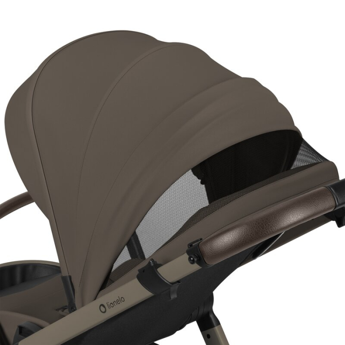 Carucior 3 in 1, Lionelo, Layla, Pana la 22 kg, Cadru aluminiu, Cu landou intarit si salteluta din spuma AirDots, Cu scoica auto testata ADAC, Reversibil, Cu ventilatie 3D, Cu accesorii, EN1888-1, EN1 [32]