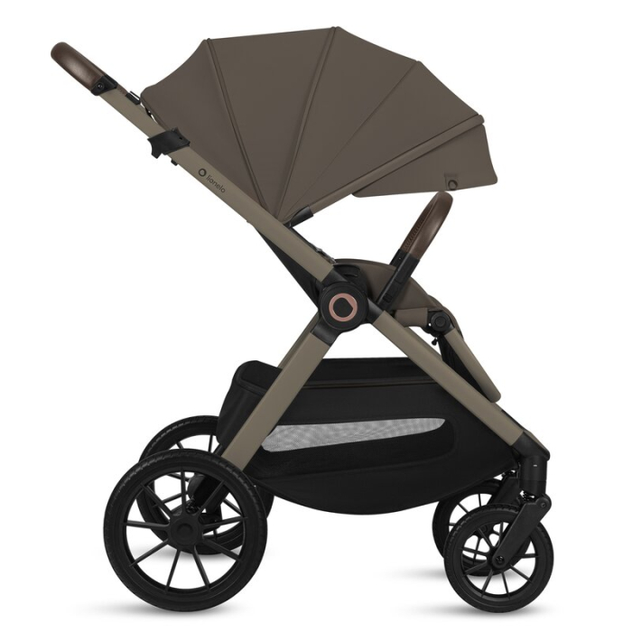Carucior 3 in 1, Lionelo, Layla, Pana la 22 kg, Cadru aluminiu, Cu landou intarit si salteluta din spuma AirDots, Cu scoica auto testata ADAC, Reversibil, Cu ventilatie 3D, Cu accesorii, EN1888-1, EN1 [19]