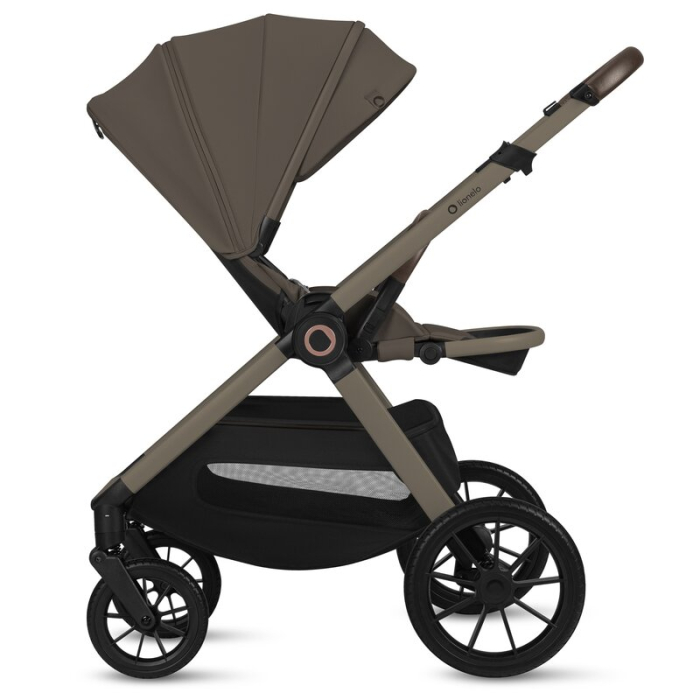Carucior 3 in 1, Lionelo, Layla, Pana la 22 kg, Cadru aluminiu, Cu landou intarit si salteluta din spuma AirDots, Cu scoica auto testata ADAC, Reversibil, Cu ventilatie 3D, Cu accesorii, EN1888-1, EN1 [17]