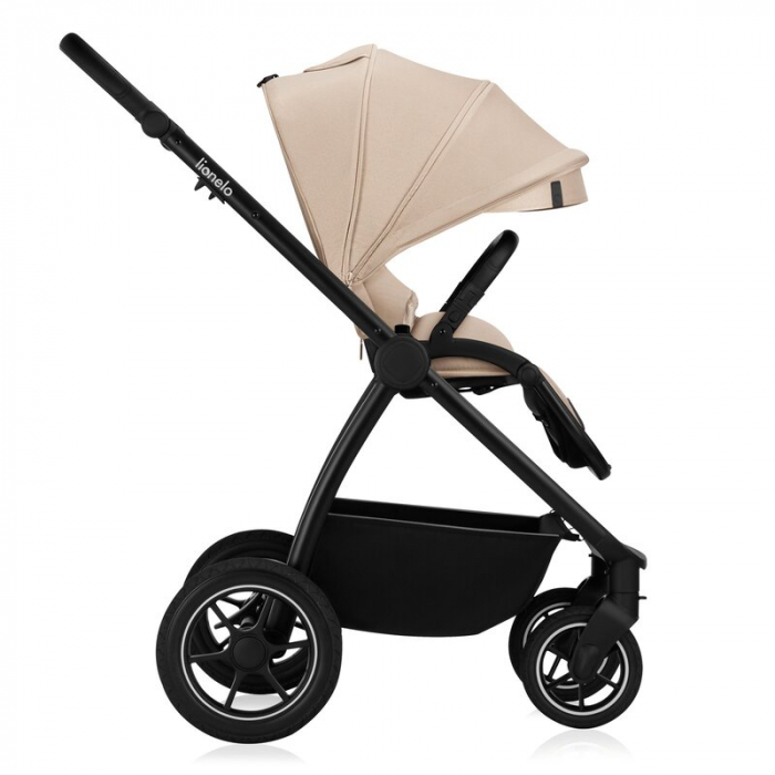 Carucior 3 in 1 Lionelo Meril cu landou de dimensiune XL Reversibil cu scoica auto [9]