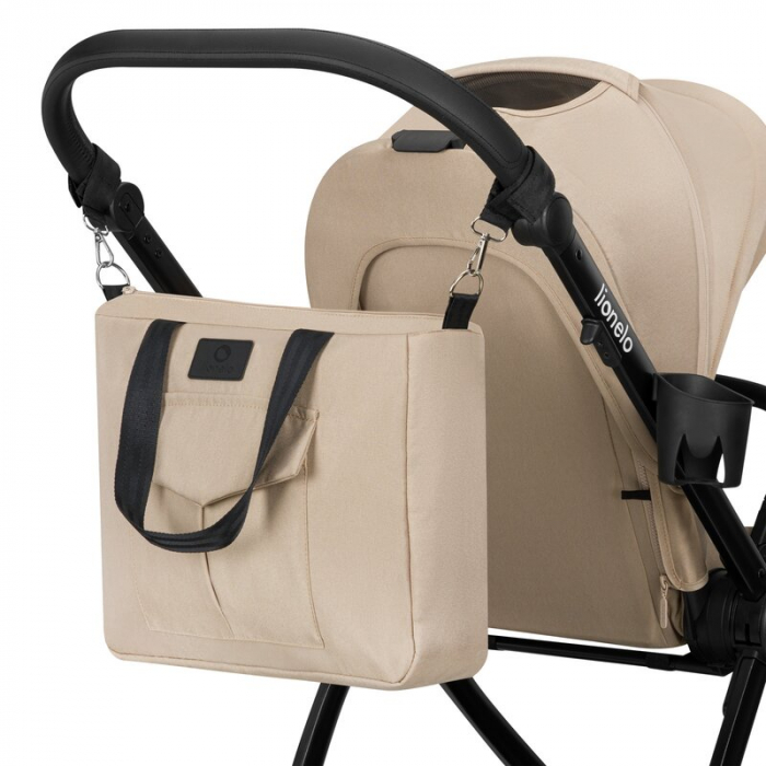 Carucior 3 in 1 Lionelo Meril cu landou de dimensiune XL Reversibil cu scoica auto [19]