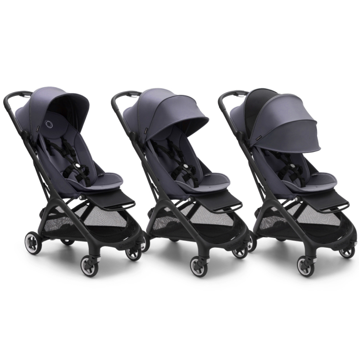Carucior Bugaboo Butterfly Black Stormy Blue [5]