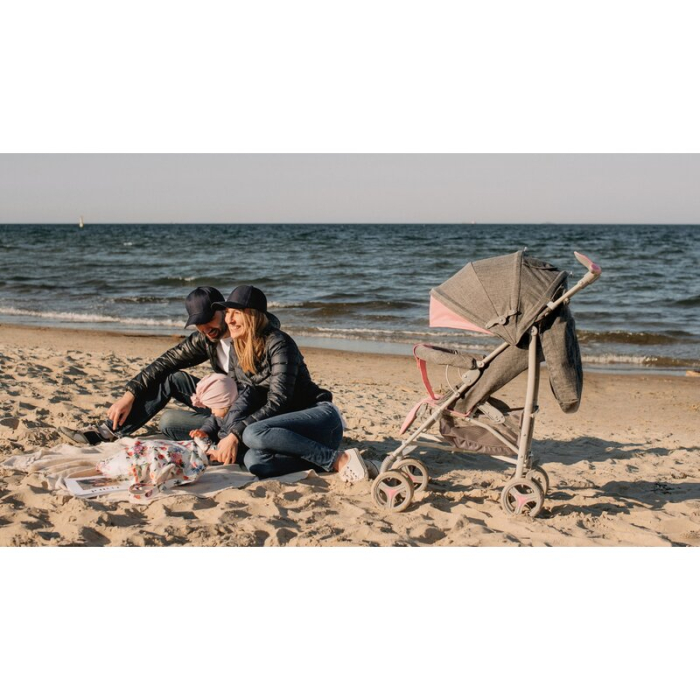 Carucior sport compact, Lionelo, Irma, Pliere tip umbrela, 6- 36 luni, Pana la 15 kg, Gri [26]