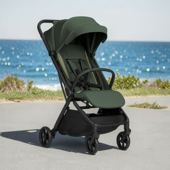 Carucior sport, Jane, Clap 3, Sistem compact de pliere, Cadru din aluminium, De la nastere pana la 26Kg, Conform cu standardul european EN 1888-2:2018+A1:2023, Botanic [5]