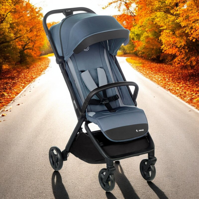 Carucior sport, Jane, Clap, Sistem compact de pliere care permite transportul caruciorului la bordul aeronavei, Cadru din aluminium, De la nastere pana la 26Kg, Seal [2]