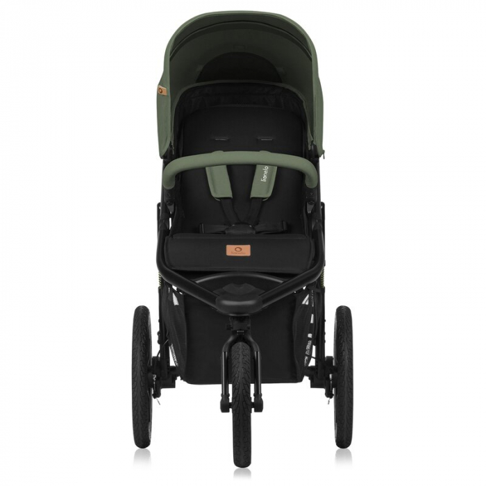 Carucior sport Lionelo Azura cu 3 roti cu baldachin XXL impermeabil [11]