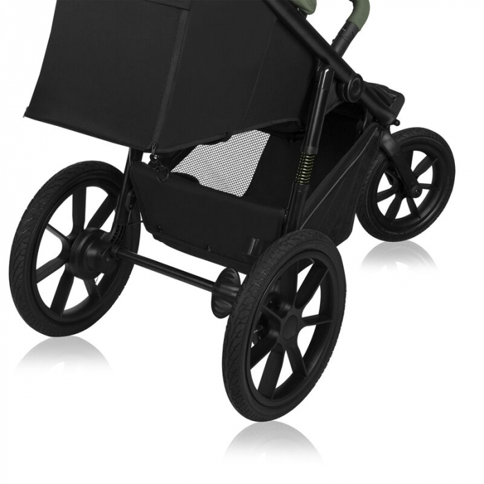 Carucior sport Lionelo Azura cu 3 roti cu baldachin XXL impermeabil [20]