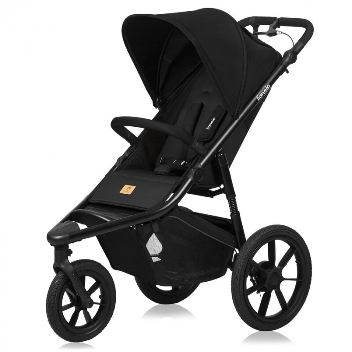 Carucior sport Lionelo Azura cu 3 roti cu baldachin XXL impermeabil [2]