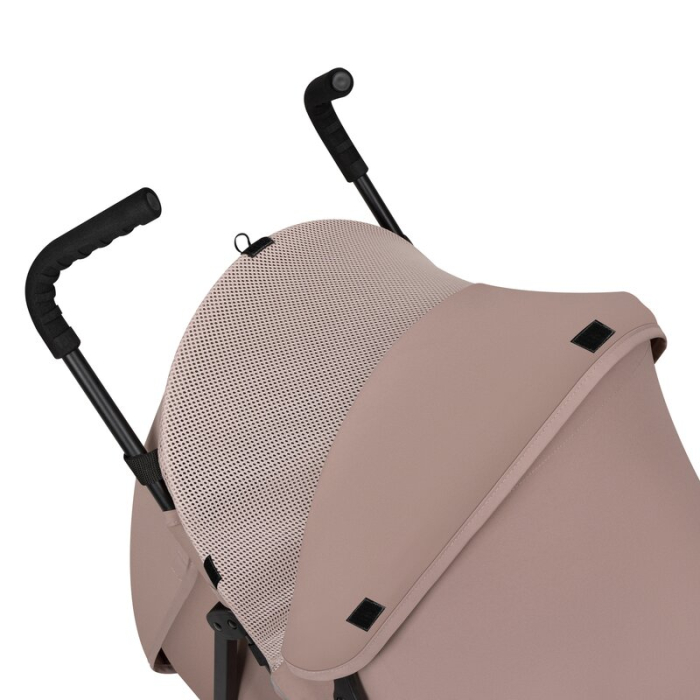 Carucior sport, Lionelo, Elia, Cu plasa de tantari, Suport de picioare reglabil, Spatar ajustabil in 4 pozitii, Capotina XXL, Pliere tip umbrela, Capacitate 15 kg, 6 luni+, EN 1888, Bej Taupe [10]