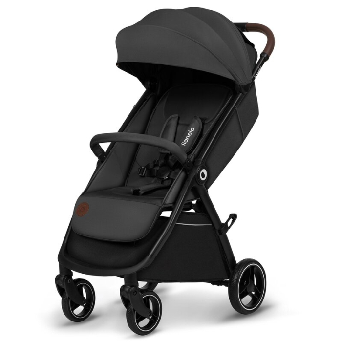 Carucior sport, Lionelo, Ingrid, Capotina impermeabila cu filtru UPF50+, Pana la 22 Kg, Sistem pentru pliere automata, 6 luni+, Gri [4]