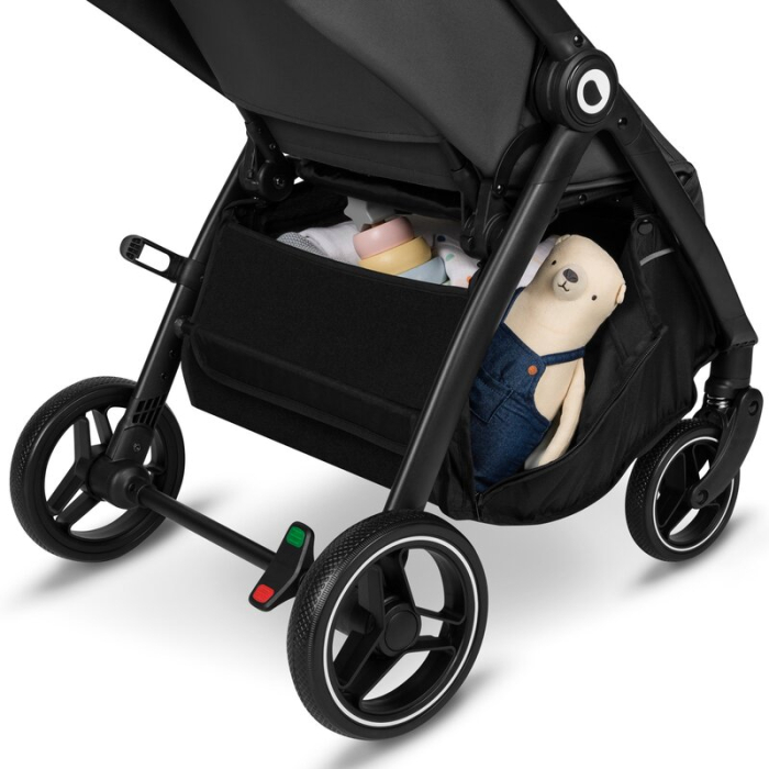 Carucior sport, Lionelo, Ingrid, Capotina impermeabila cu filtru UPF50+, Pana la 22 Kg, Sistem pentru pliere automata, 6 luni+, Gri [11]