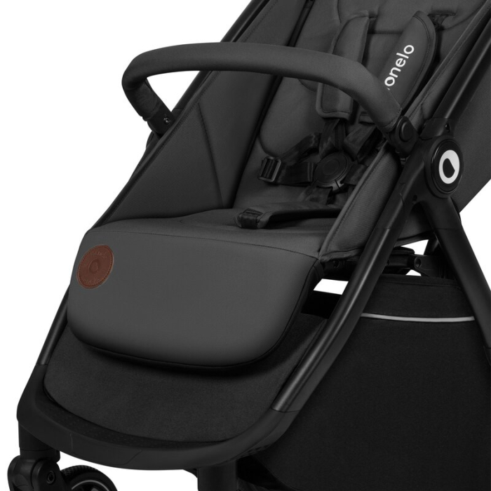 Carucior sport, Lionelo, Ingrid, Capotina impermeabila cu filtru UPF50+, Pana la 22 Kg, Sistem pentru pliere automata, 6 luni+, Gri [6]