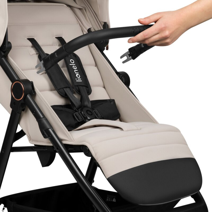 Carucior sport, Lionelo, Iva, Sustine 22 kg, 6 luni+, Bej [13]