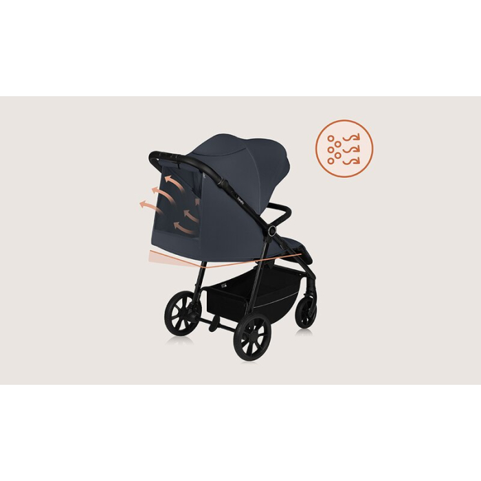 Carucior sport, Lionelo, Iva, Sustine 22 kg, 6 luni+, Gri [26]