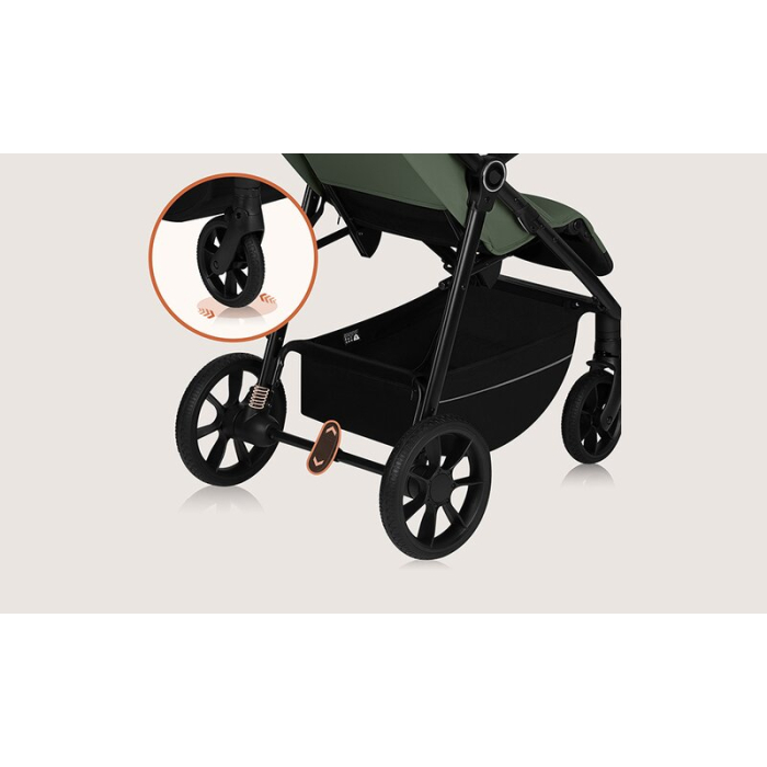 Carucior sport, Lionelo, Iva, Sustine 22 kg, 6 luni+, Verde [33]