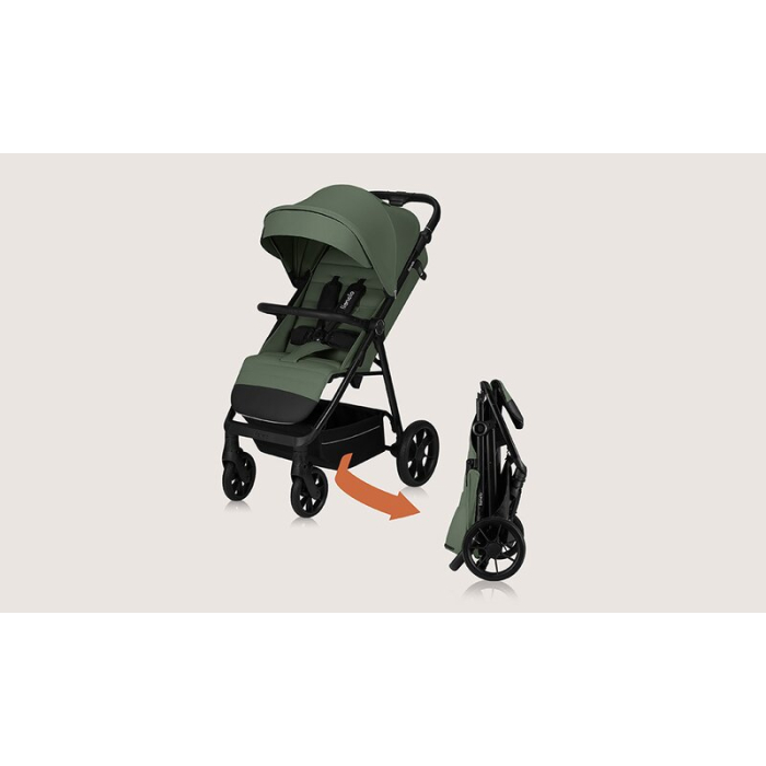 Carucior sport, Lionelo, Iva, Sustine 22 kg, 6 luni+, Verde [29]