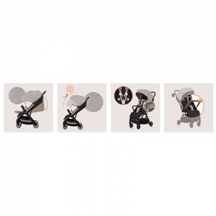 Carucior sport Lionelo Julie Air cu greutate redusa - 7.5 kg [23]