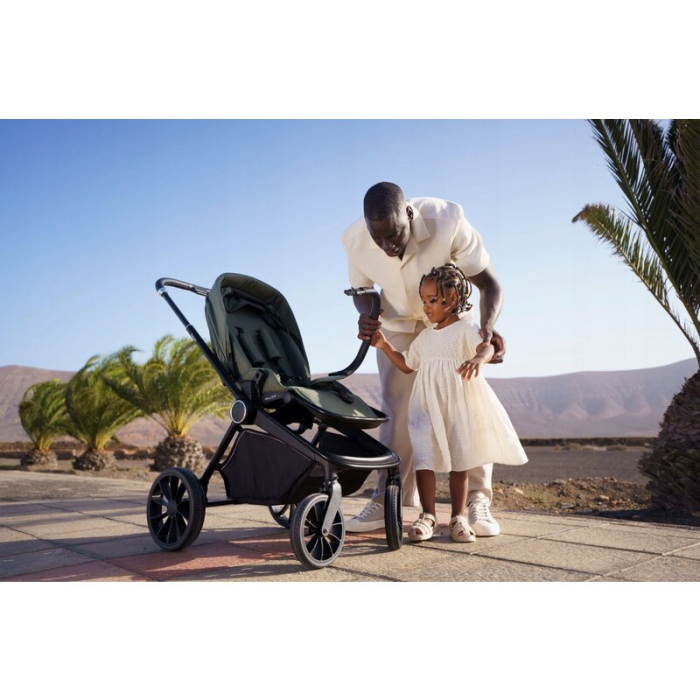 Carucior sport, Lionelo, Mika Plus, Cadru din aluminiu, Copertina XXL, cu accesorii, Pana la 22 kg, 6-48 luni; Bej [25]