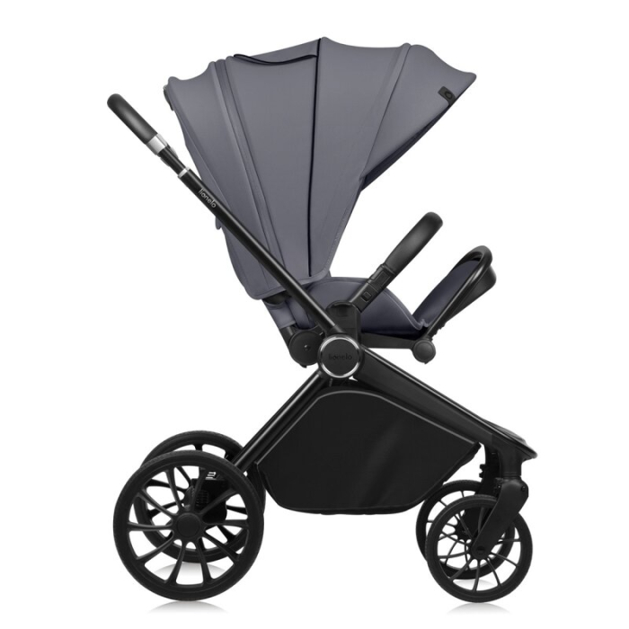 Carucior sport, Lionelo, Mika Plus, Cadru din aluminiu, Copertina XXL, cu accesorii, Pana la 22 kg, 6-48 luni; Bej [14]