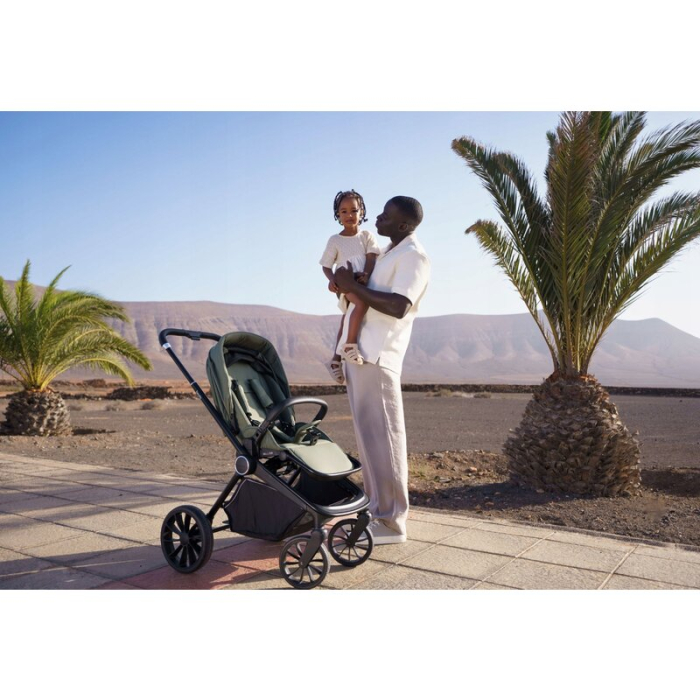 Carucior sport, Lionelo, Mika Plus, Cadru din aluminiu, Copertina XXL, cu accesorii, Pana la 22 kg, 6-48 luni; Bej [24]